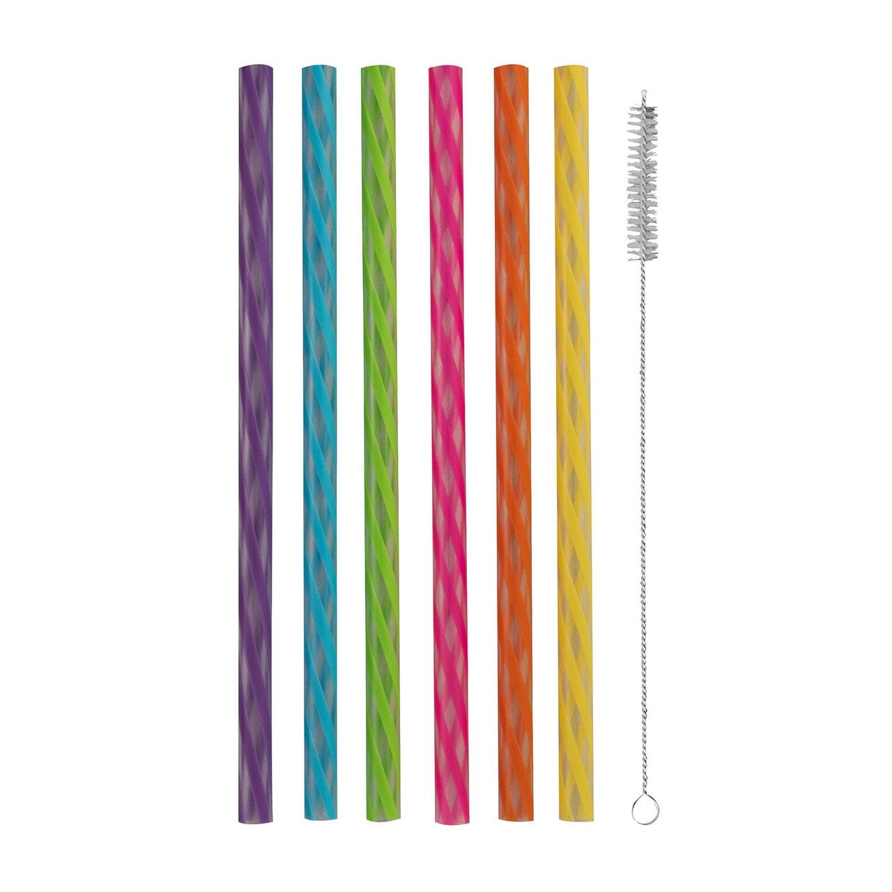 Cocktail Straws S/24 Rainbow *