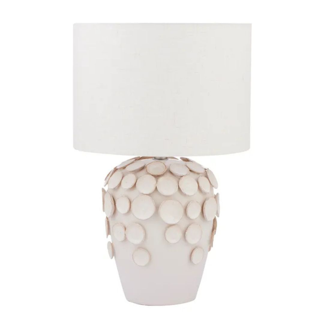 Rickett Ceramic Table Lamp Cream