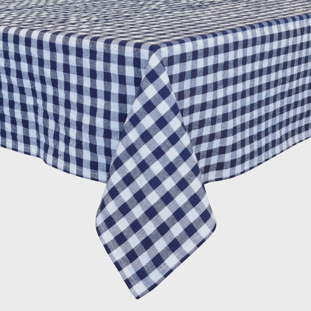 Ginny Tablecloth - Navy*, Size: 150x300cm