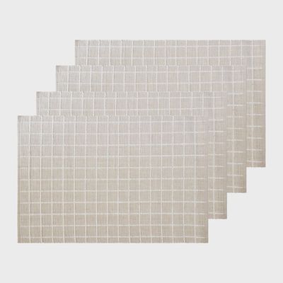 Amanda Placemat Set/4 - Cream*