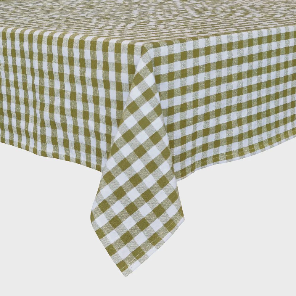Ginny Tablecloth - Bayleaf*, Size: 150x300cm