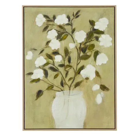 April Ash Frame Oil Painting