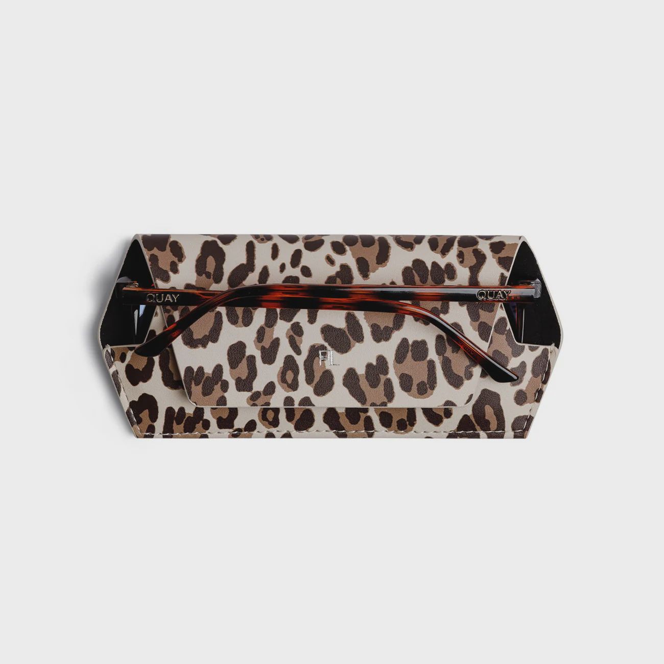 Leather Glasses Case - Leopard