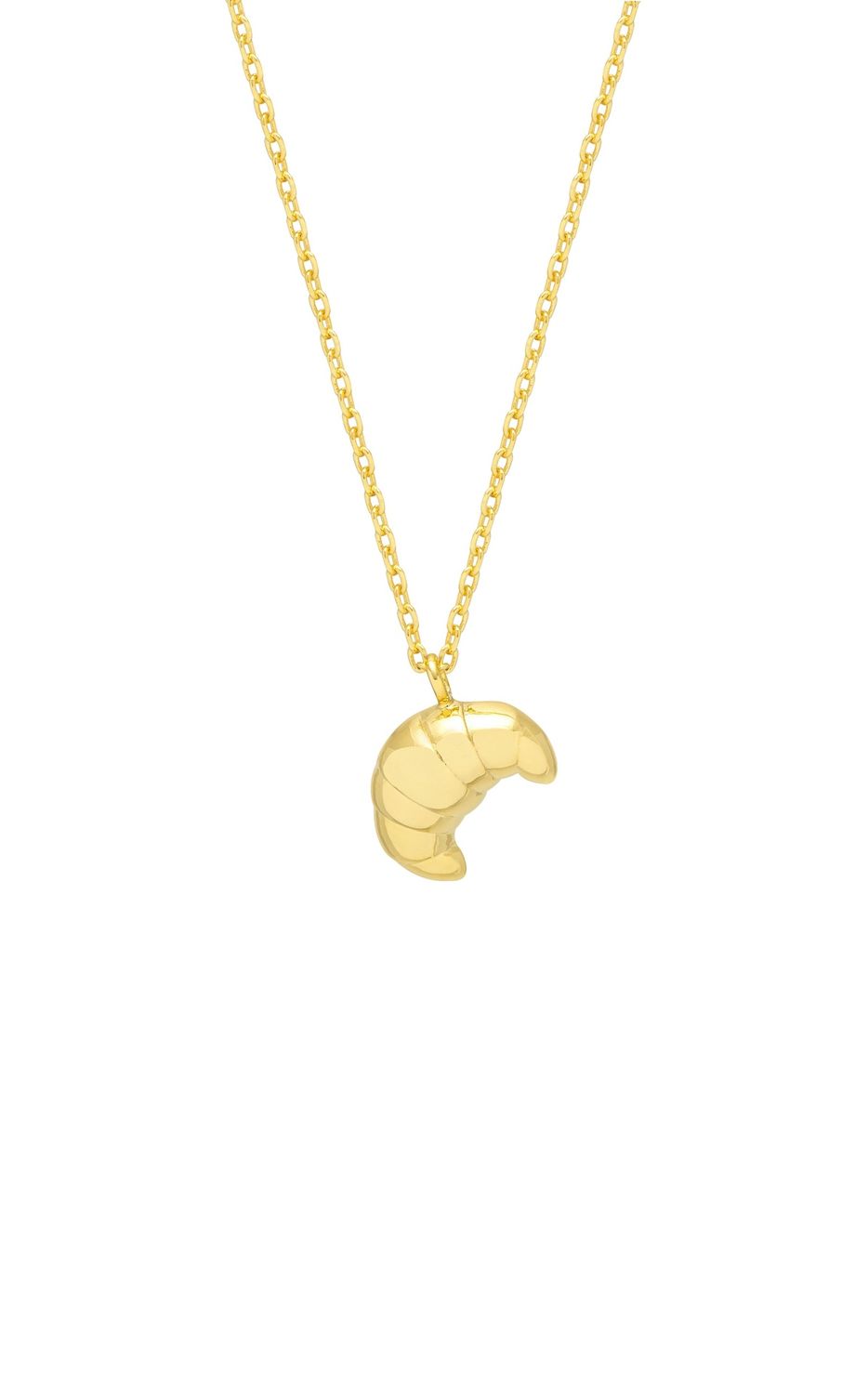 Croissant Necklace Gold Plated
