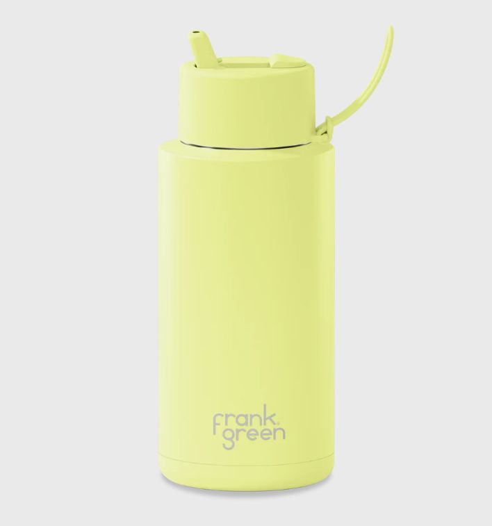 34oz Stainless Steel/Ceramic bottle with flip lid  - Star Glow