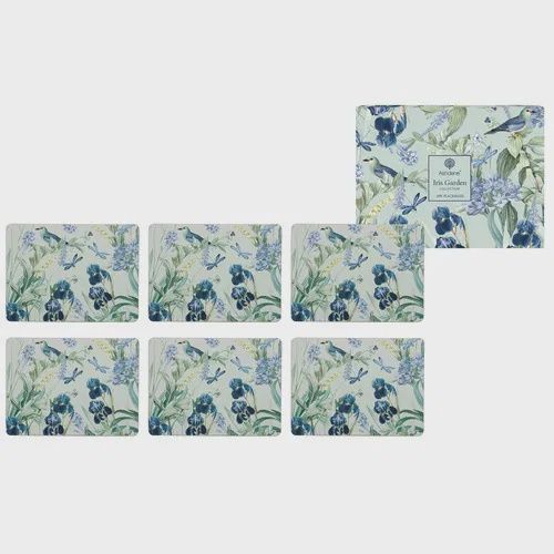 Iris Garden Mint 6pk Placemat