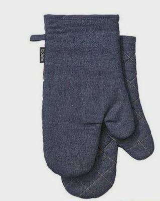 Denim Blue 2pk Oven Mitt