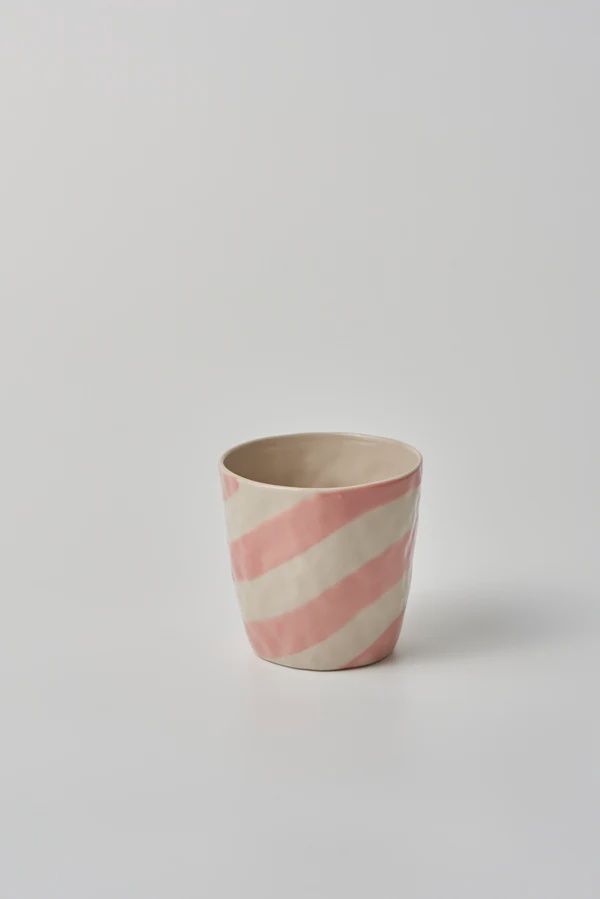 Cabana Stripe Tumbler Pink