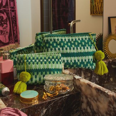 Arlette Terry Pouch - Jade