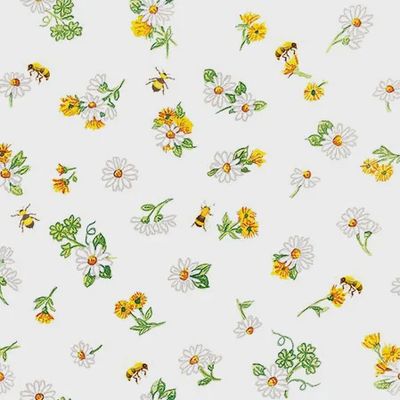 Ambiente - Paper Napkins - Pack of 20 - Luncheon Size - Daisy All Over With Bees