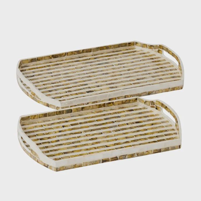 Salerno Inlay Trays - Olive