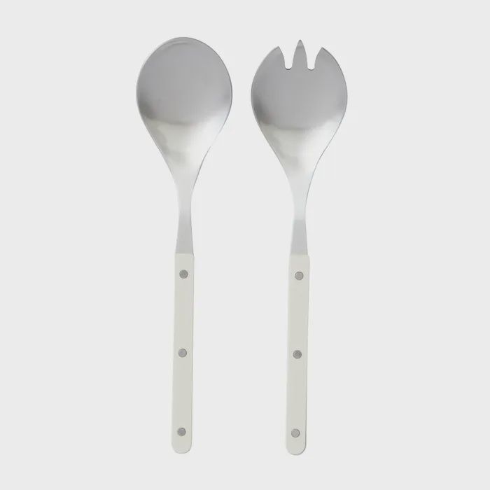 Remy Set/2 Salad Servers - Ivory