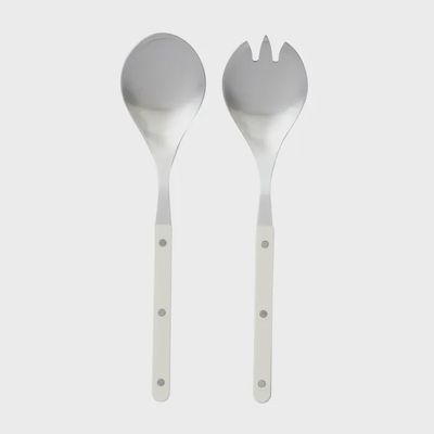Remy Set/2 Salad Servers - Ivory