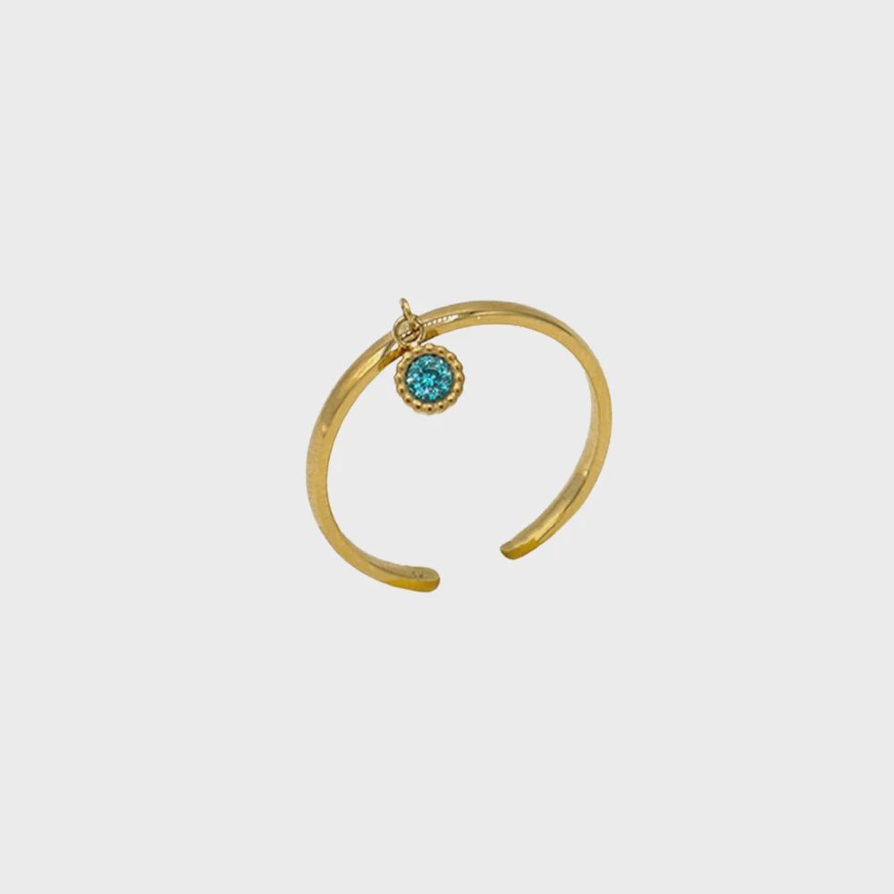 AEC Paris: Ring Divya, Colour: Blue Zirconium Oxide