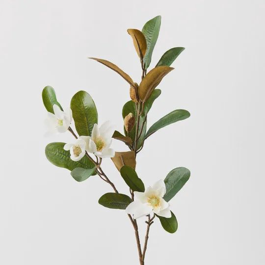 Magnolia Pearl Spray - White