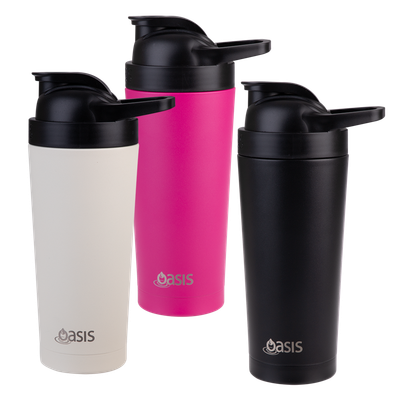 Double Wall Protein Shaker 700ml Stainless Steel