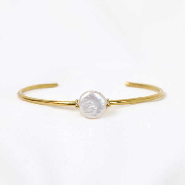 Perle Cuff, Colour: Gold
