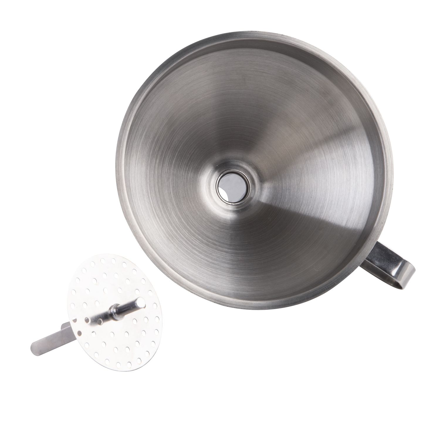 Stainless Steel Funnel w Strainer 12cm
