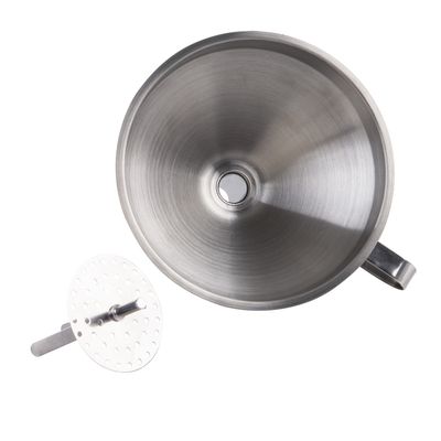 Stainless Steel Funnel w Strainer 12cm