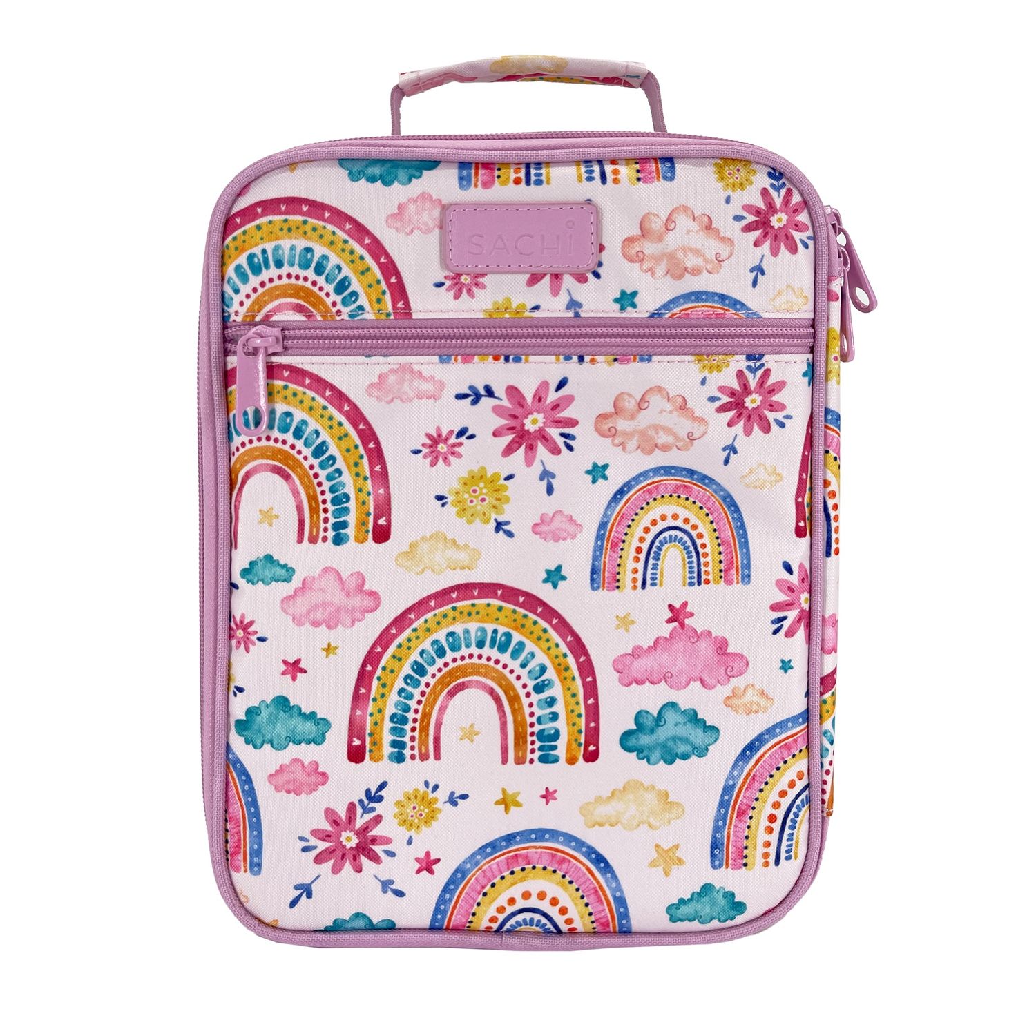 Sachi Insulated Junior Lunch Tote - Rainbow Sky