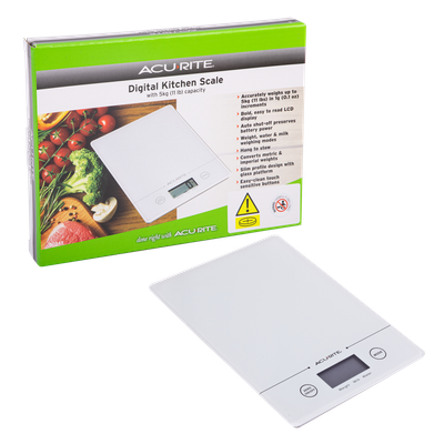Medium Slimline Digital Scale - White