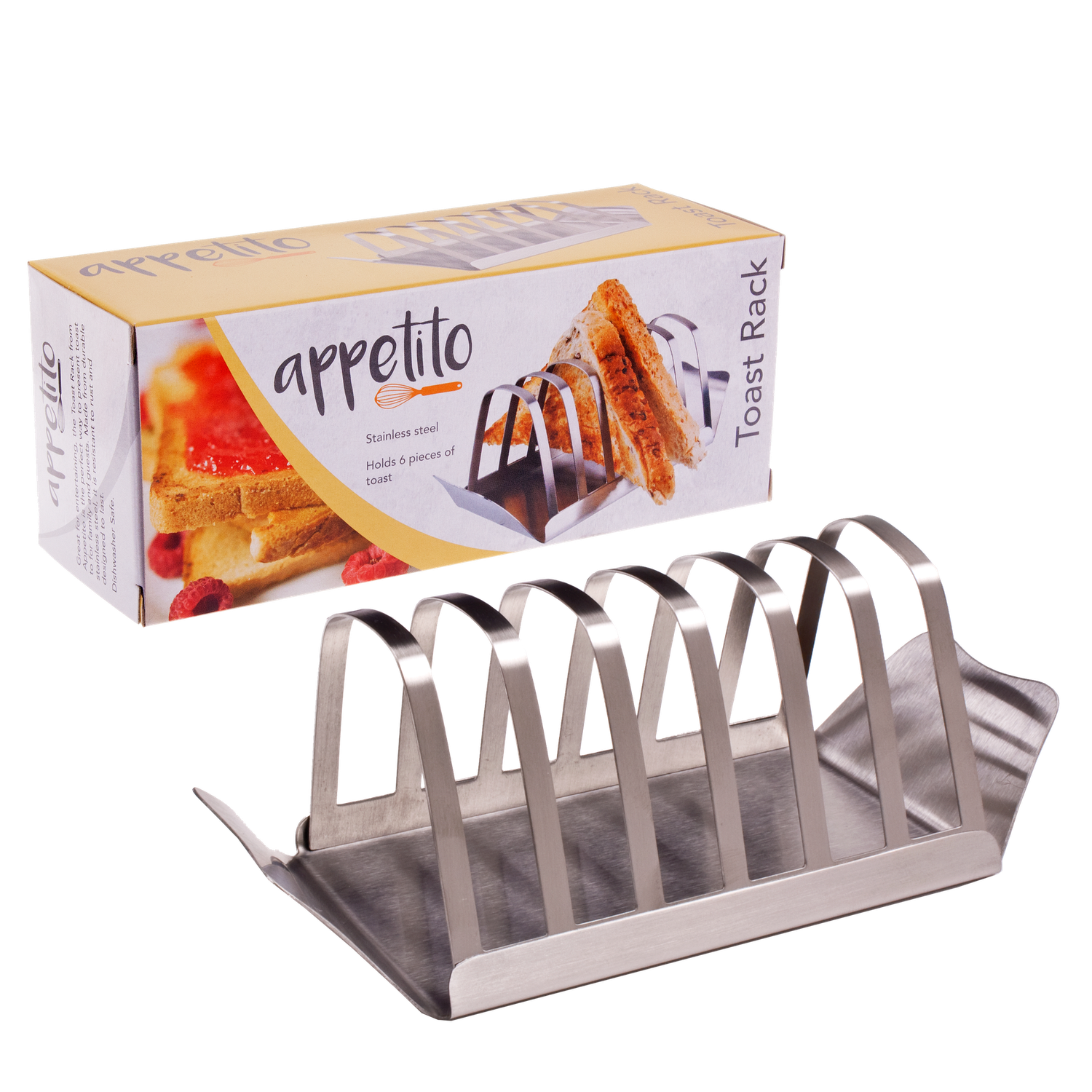 Toast Rack With Tray S/S