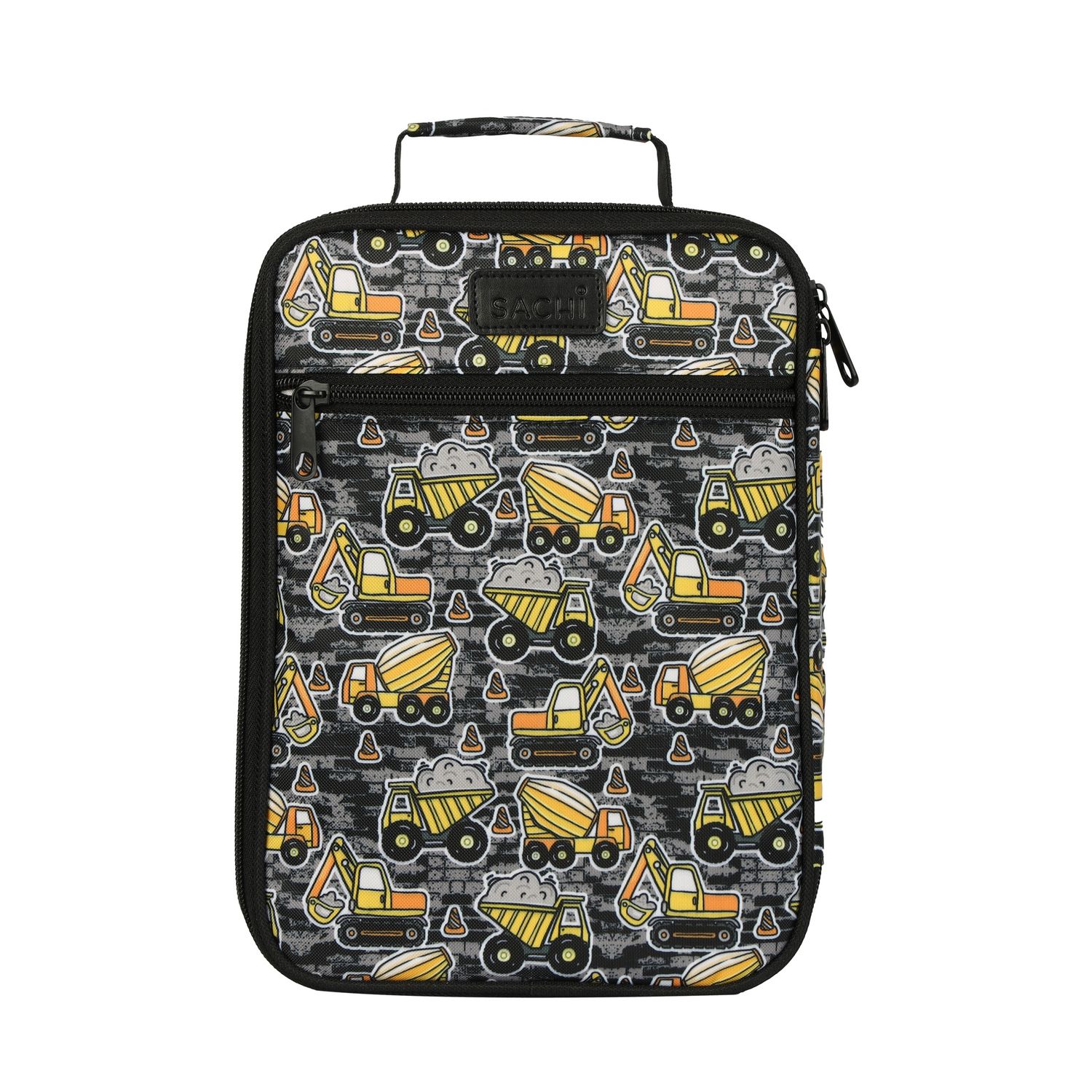 Sachi Insulated Junior Lunch Tote - Construction Zone
