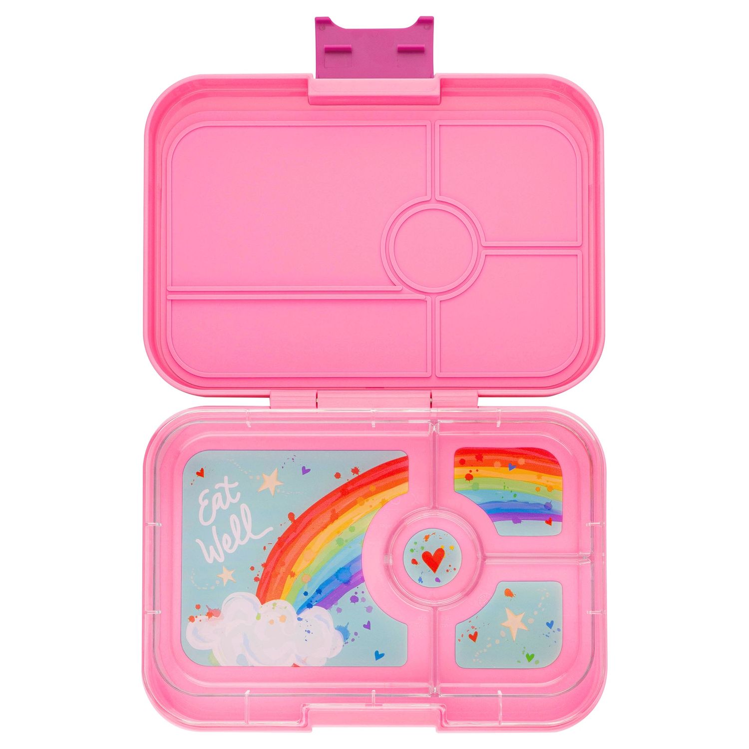 Yumbox Tapas Lunch Box with 4 compartments, Colour: Capri Pink (Rainbow)