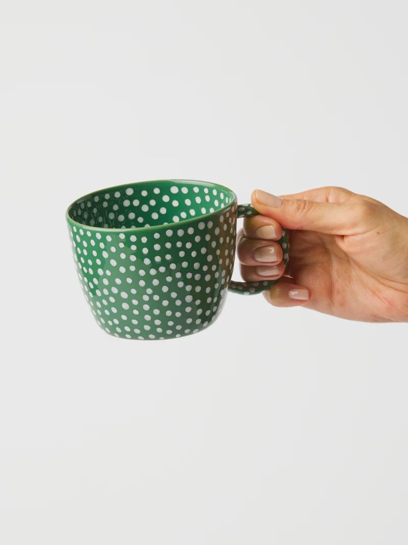 Chino Mug Green Sprinkle