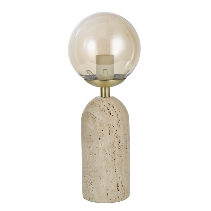 Soloman Travertine Lamp
