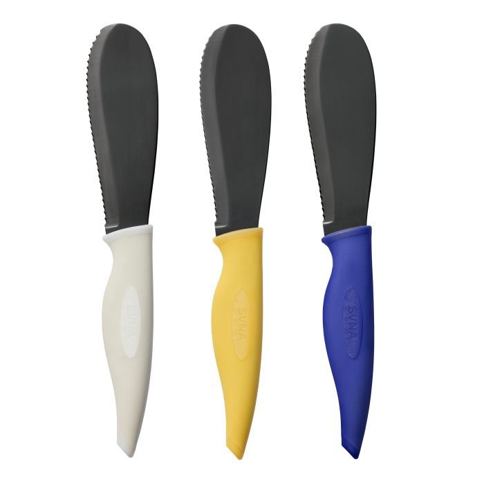Black Titanium Serrated Sandwich Knife ASST