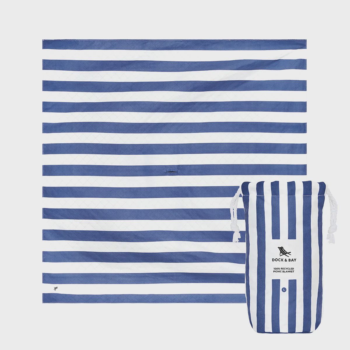 Beach Blanket - Large, Print: Whitsunday Blue