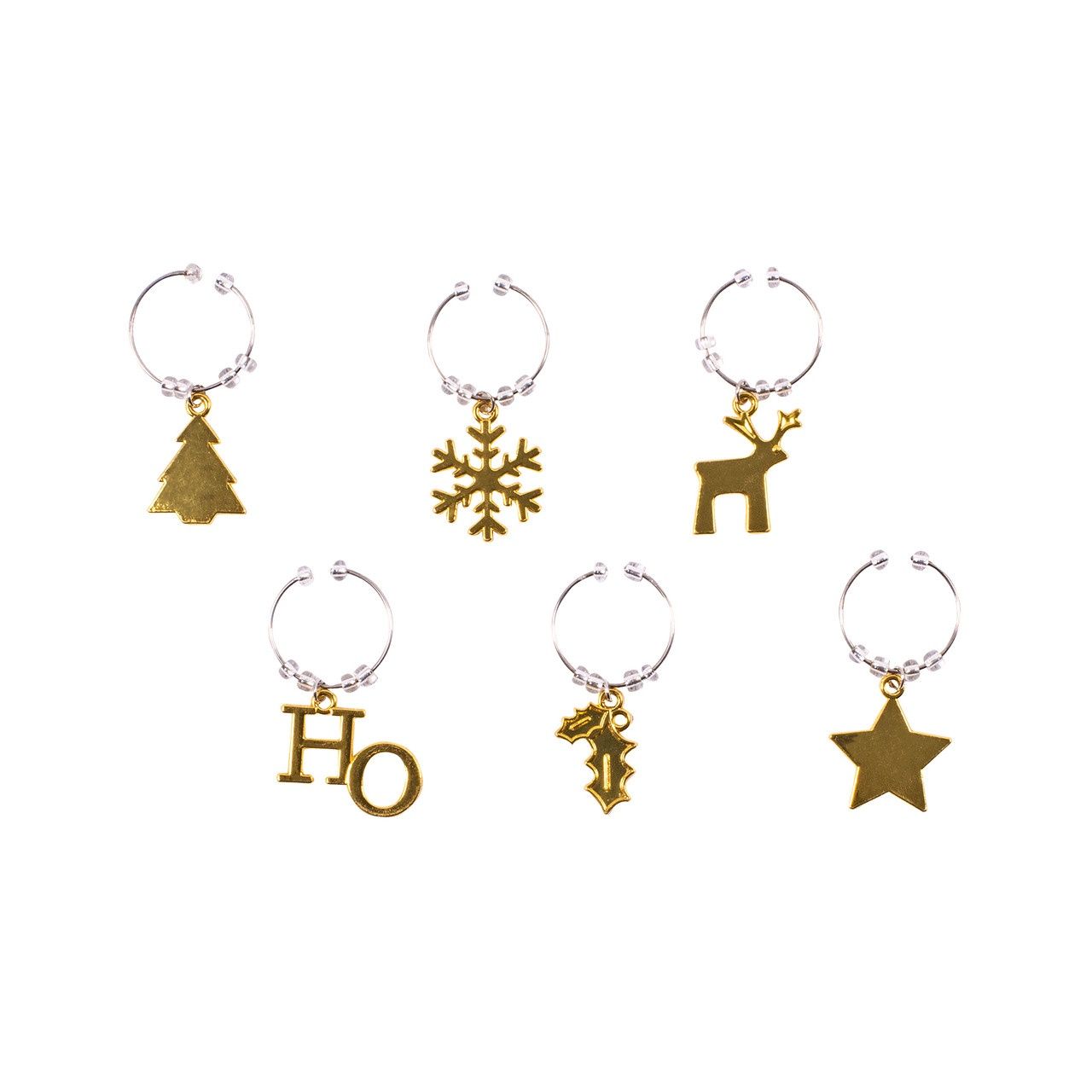Wines Charms - Golden Christmas*