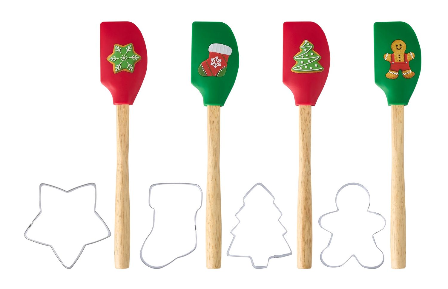 Christmas Spatula &amp; Cookie Cutter ASST