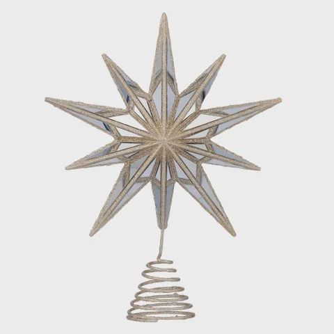 10 Point Star Tree Topper Glass