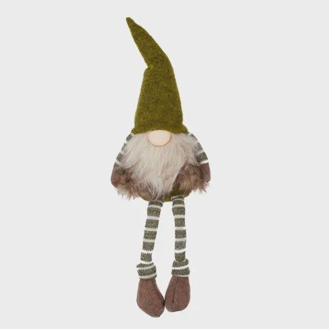 Gnome Stripe Leg Fur  - Green