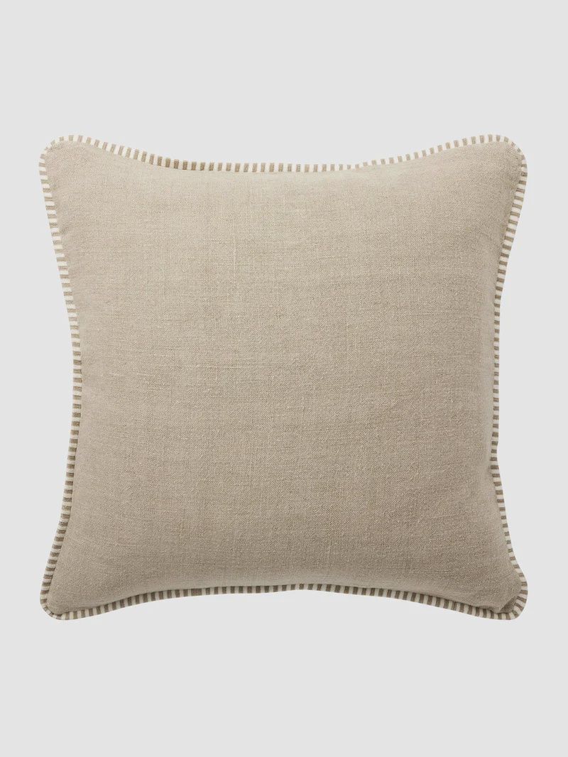 Enzo Chalk Heavy Linen Cushion