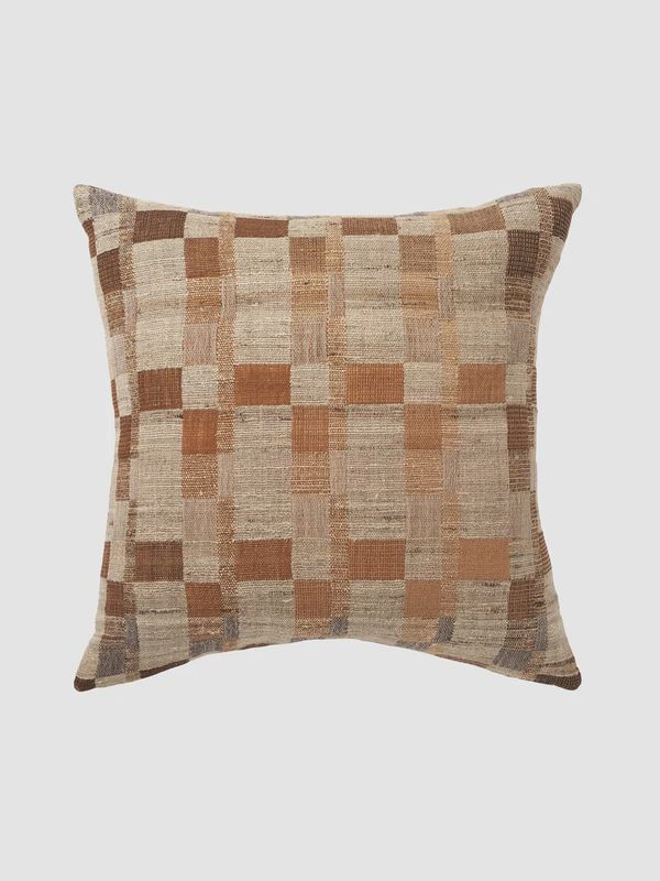 August Wool &amp; Silk Cushion