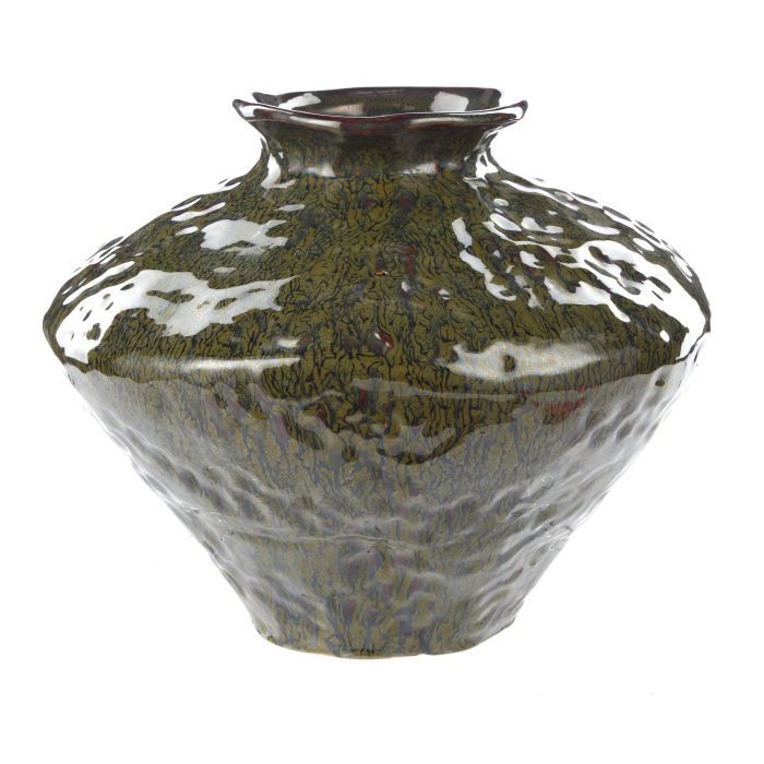 Silva Ceramic Vase Medium Green 26x26x21.5cm