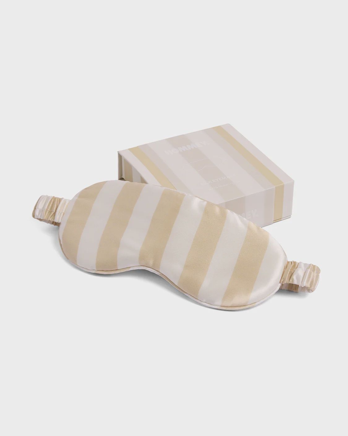 Silk Eyemask - Biscotti Stripes
