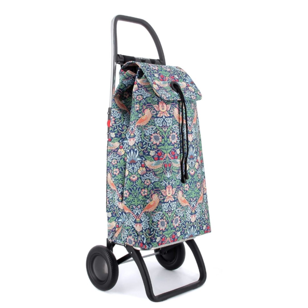 I-Max William Morris 2 Wheel Foldable Shopping Trolley, Print: Birds