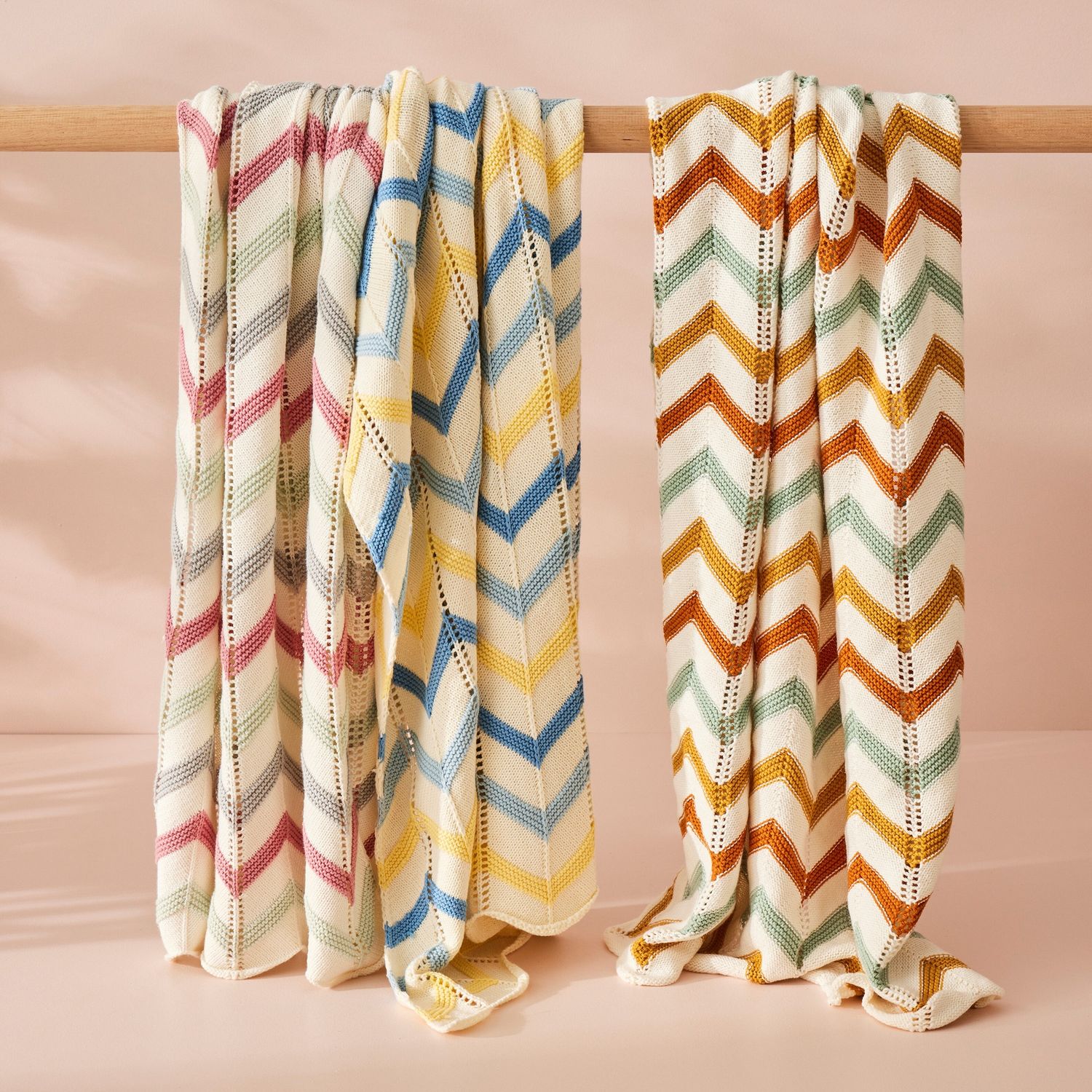Blue Zig-Zag Blanket