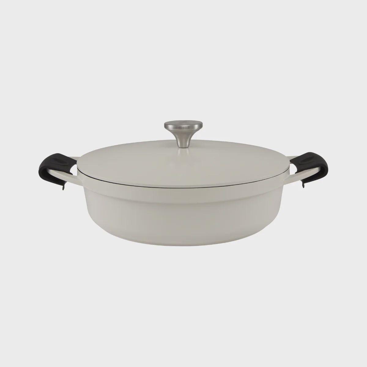 Cast Lite Non-Stick Shallow Casserole 28cm / 4L Ecru Gift Boxed*