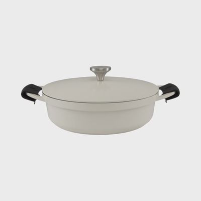 Cast Lite Non-Stick Shallow Casserole 28cm / 4L Ecru Gift Boxed*
