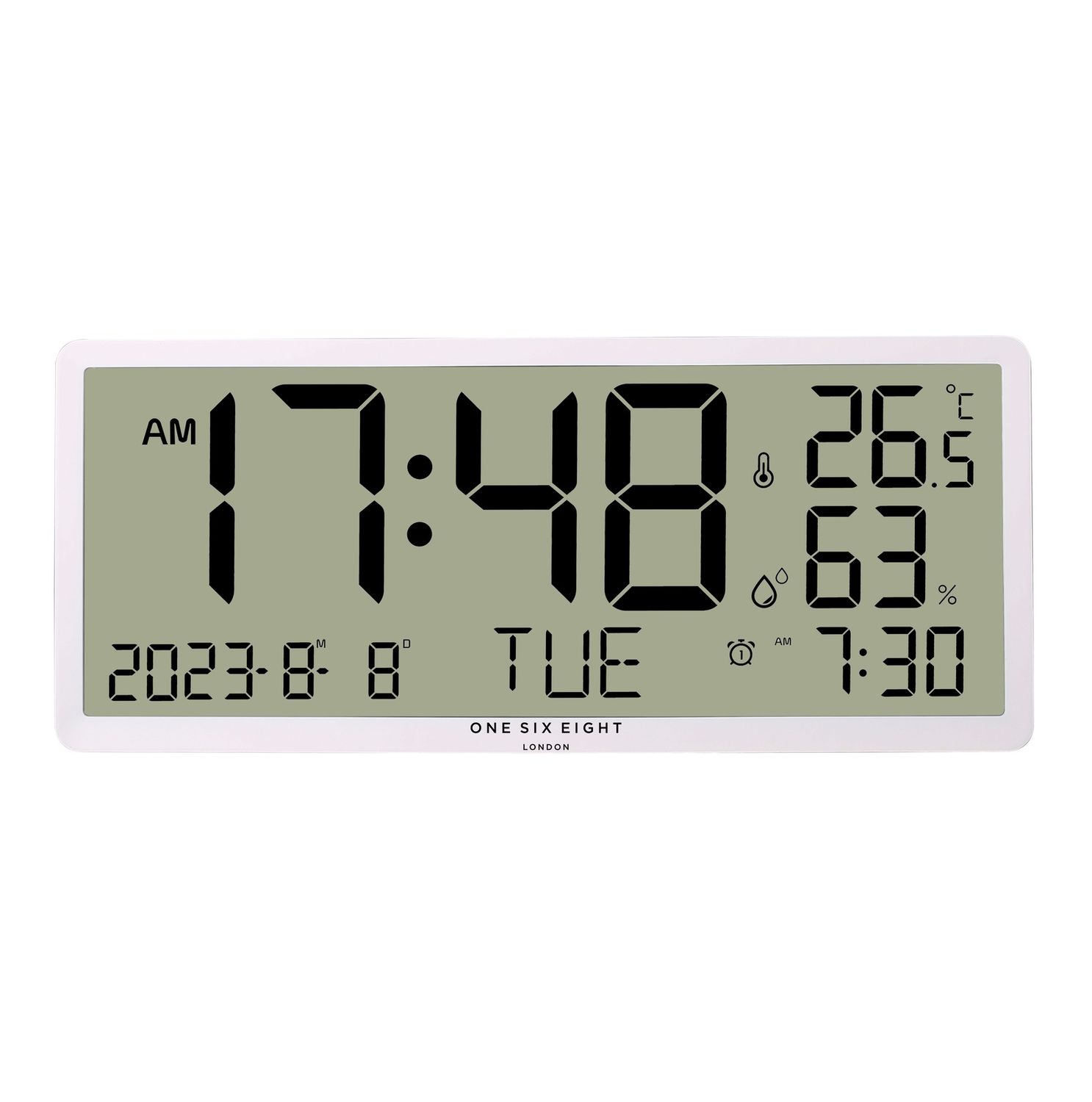 Dylan Wall / Table Oversize White Digital Clock