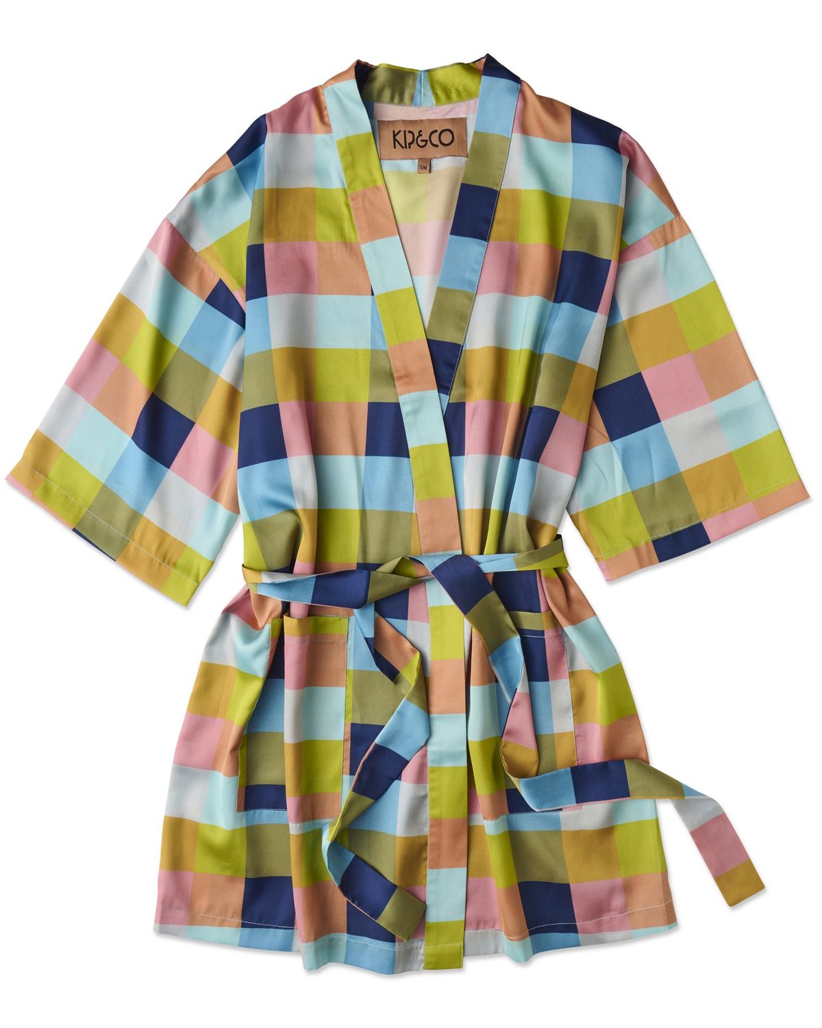 Florida Tartan Eco Satin Robe
