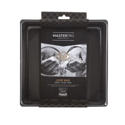 Loose Base Square Deep Cake Pan - 20.5cm