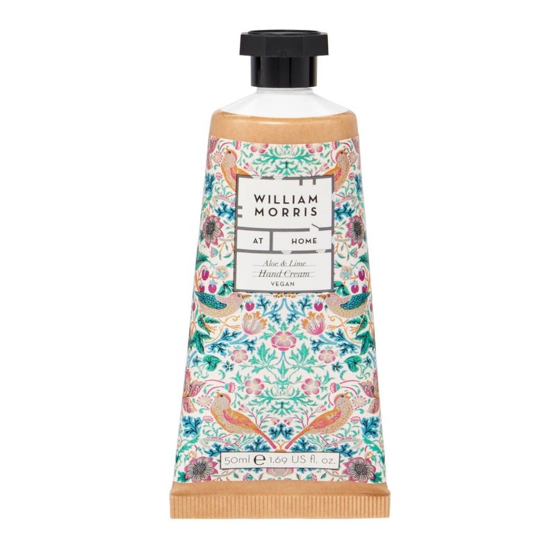 William Morris at Home Aloe &amp; Lime Hand Cream Strawberry Thief