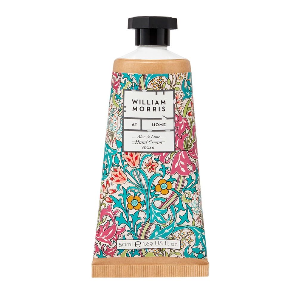 William Morris at Home Aloe &amp; Lime Hand Cream Golden Lily Light
