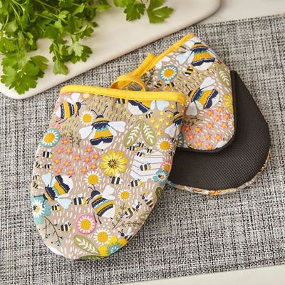 Bee Keeper Microwave Mitts Set/2 Multi-Coloured